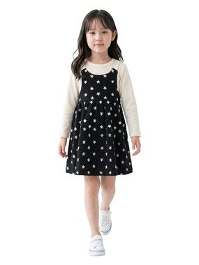 Focus baby girl star jumper dress set